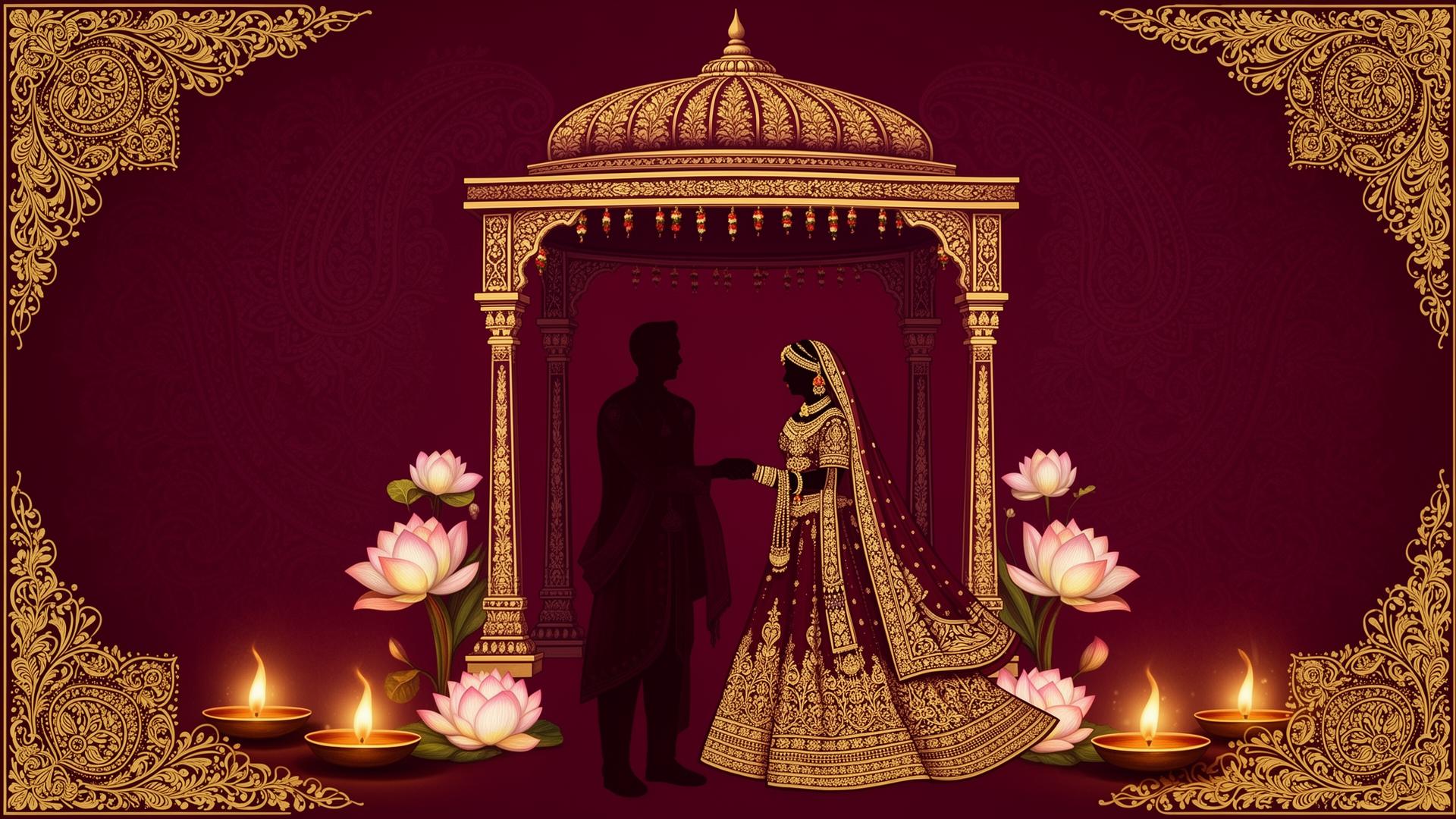 Vedic wedding mandap
